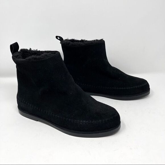 Steve Madden Black Tommy Suede Bootie Size 9 - Picture 1 of 8